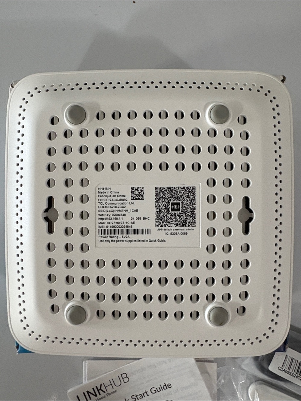 Alcatel LinkHub LTE Home Station Router HH41NH - Picture 7 of 7